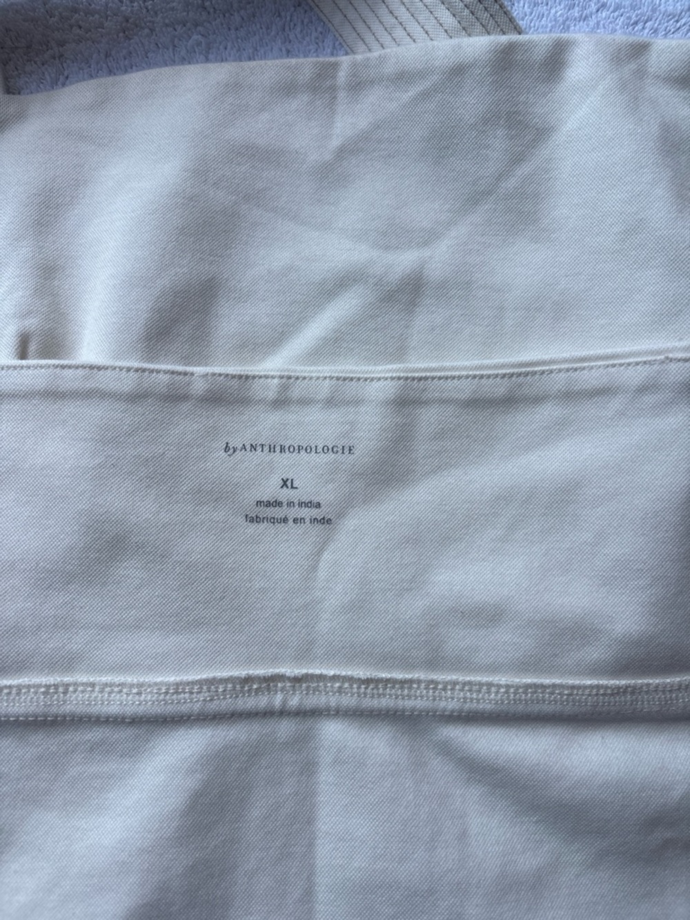 Anthropologie Cream Strapless Halter Ribbed-Back Dress - Picture 6 of 10